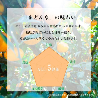 【夕やけブランド】ぷるぷる食感【まどんな】3kg　※紅まどんなと同品種　【C49−22】【1416588】
