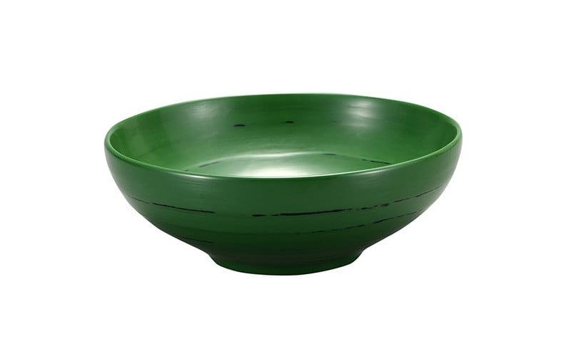 
            輪島塗　iro鉢（研出し緑）
          