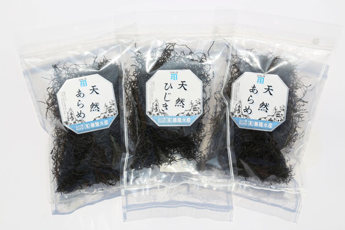 【ふるさと納税】国産 こだわり 海藻乾製品 セット 「 天然 ひじき ＆ 天然 あらめ 」 海藻 のり 山口県 阿武町