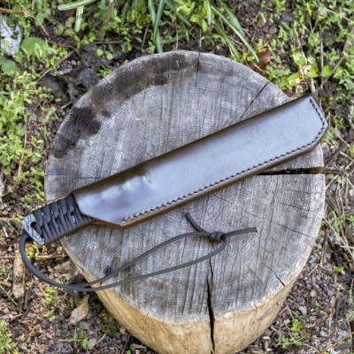 ふるさと納税 南国市 土佐鍛 焚き火遊び鉈フルタング【剣型/黒】 |  | 02