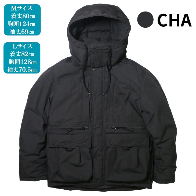 NANGA HINOC DOWN JACKET ナンガ ヒノック ダウンジャケット チャコール・L