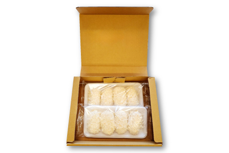 山陰ごほうび かにクリームコロッケ 80g×8個入り【コロッケ 冷凍 冷凍食品 お弁当 惣菜 クリームコロッケ カニクリームコロッケ カニ 小分け 簡単調理 かに 蟹 ズワイガニ】