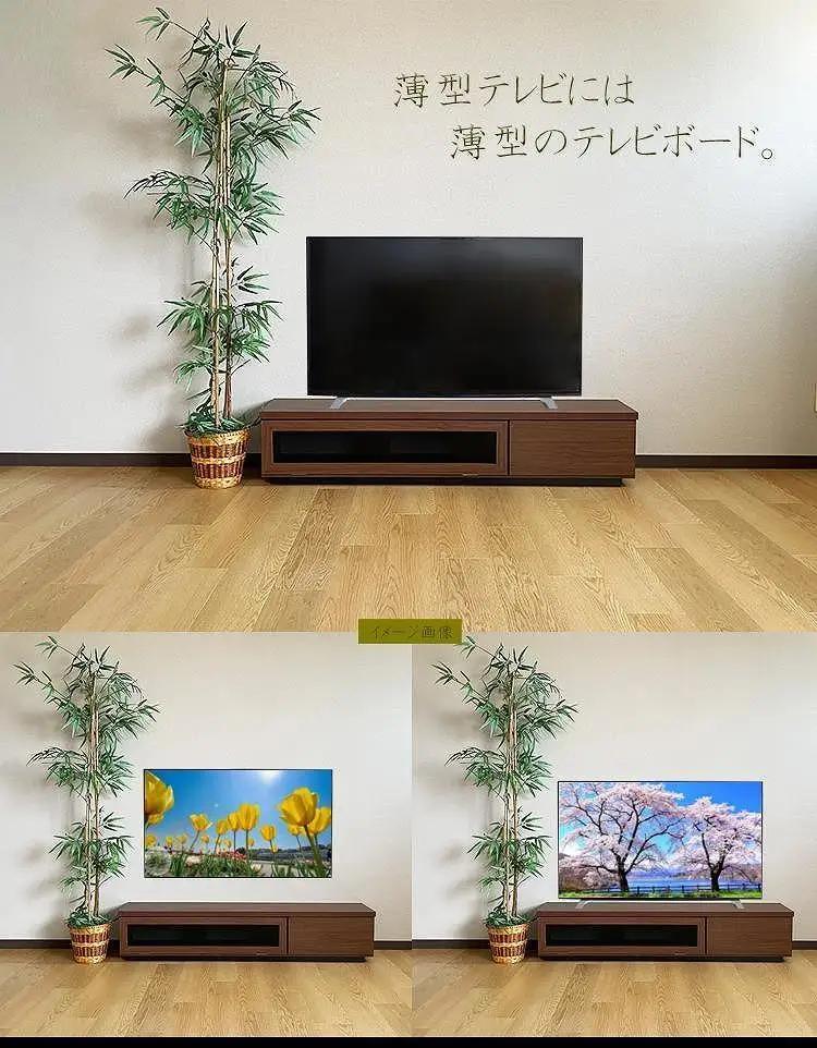 テレビ台 完成品 大川家具 テレビボード 180cm（ナチュラル）国産 スワッグ 奥行30 スリム おしゃれ ローボード モダン 収納 TVボード TV台