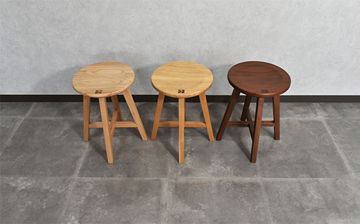 北海道産ナラ材スツール O-020STO HOKKAIDO WOOD 家具 インテリア スツール F6S-567