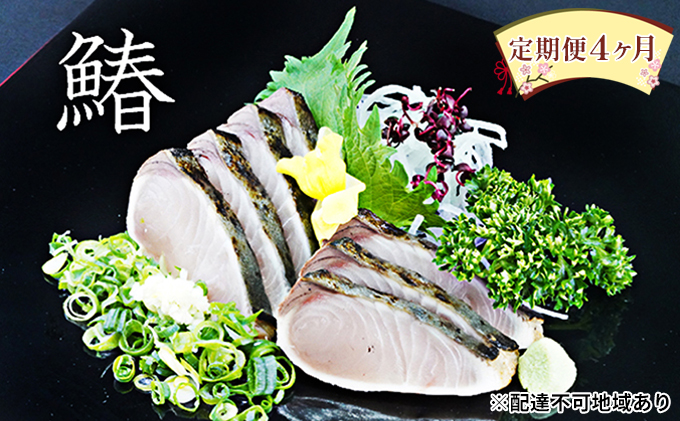【 すえひら 】定期便 4ヶ月 岡山 名物 - さわらのたたき ( 鰆のたたき ) 5人前 セット 4回 定期便 さわら 鰆 サワラ たたき 魚介類 和食 冷蔵 魚料理 一品料理 つまみ お酒のあて 肴 