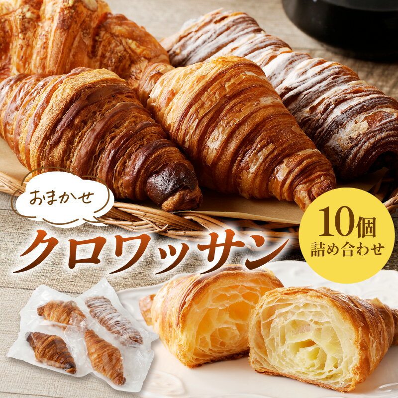 【ふるさと納税】発酵バター香る【訳あり】食べ比べ京都のパン屋★ クロワッサン10個詰め合わせ 選べる 定期便 3回 隔月 チーズ ショコラ クロワッサン 手作りパン 訳アリ 冷凍パン チョコクロ ふるさと納税 クロワッサン ふるさと納税 パン セット