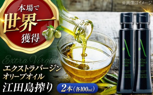 【世界一獲得】エキストラバージンオリーブオイル『安芸の島の実』江田島搾り 100ml×2本 セット 【2025年11月下旬以降順次発送】 エキストラバージン エクストラバージン おりーぶおいる おいる オリーブ油 油 調味料 食用油 ヘルシー 健康 国産 贈答 ギフト オリーブオイル リピート ギフト プレゼント 贈答 人気 高品質 好評 広島県産 江田島市/リベラグループ株式会社[XAJ059]