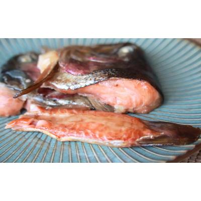 ふるさと納税 むつ市 渓流サーモン　カマ・ハラス燻製 　4パック入り |  | 01