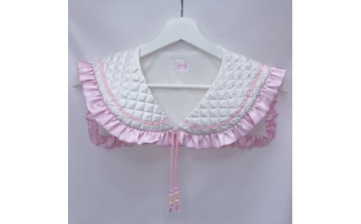 ぷくぷくセーラー付け襟　ピンク【1688917】