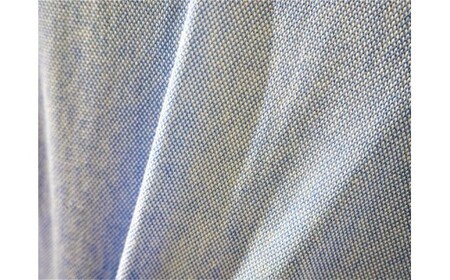 メンブラーナ動体裁断シャツ　ラッセル素材（サックス）　サイズS/M/L/XL サイズL