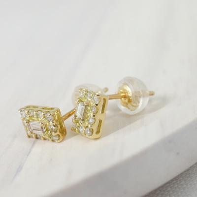 ふるさと納税 甲府市 甲府市発 k18イエローゴールド ダイヤモンド ピアス 0.3ct [PS-0766YG] |  | 01