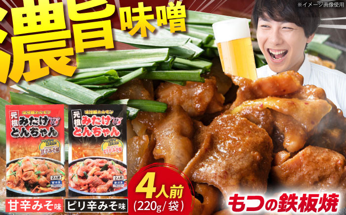 
            【ホルモン 地元人気グルメ】みたけ とんちゃん 鉄板焼き用 500g｜豚 ホルモン 白もつ 味付け｜焼肉 BBQ おつまみ おかず｜岐阜県御嵩町 藤よし [AVAG001]
          