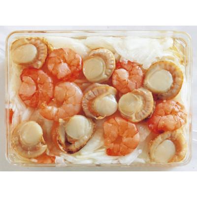 ふるさと納税 長浜市 【マリネ食べ比べセット】帆立×エビ・帆立シーフード 2種×各250g 計500gセット |  | 02