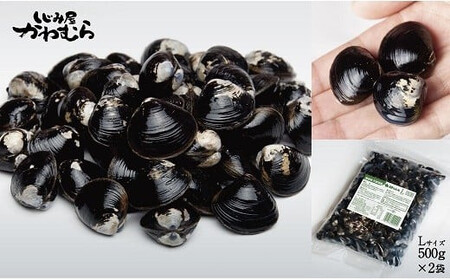 【宍道湖産】冷凍 砂抜きしじみ　Lサイズ 1kg（500g×2袋））| しじみ