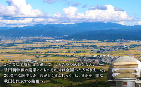 大正五年創業［お菓子の泉榮堂］若返りまんじゅう 10個入 しっとり もっちり 葛使用［第25回全国菓子大博覧会 栄誉大賞］【 和菓子 まんじゅう お菓子 スイーツ 秋田 羽後 】
