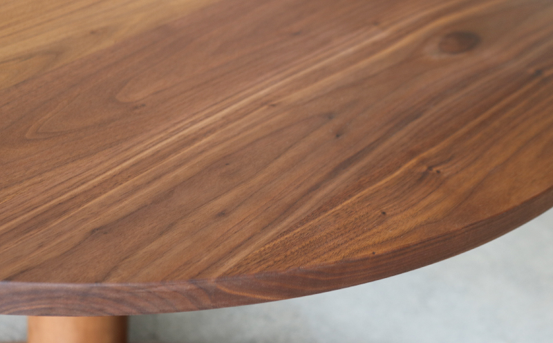 ダイニングテーブル 丸 ウォールナット材 4人用 110cm 丸テーブル 木製 無垢 秋山木工 秋山木工株式会社 家具 インテリア 静岡県 藤枝市