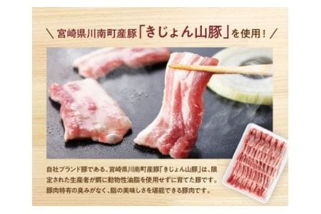 宮崎県産ブランド豚 バラ焼肉用 1.5kg(500g×3パック)【肉 豚肉 国産豚肉  九州産豚肉 宮崎県産豚肉  きじょん山豚  焼肉 ブランドポーク BBQ グランピング アウトドア ブランド セ