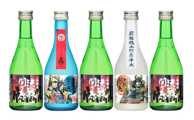 
[№5927-0404]決戦関ヶ原飲み比べ対決300ml×5本（コミックラベル）
