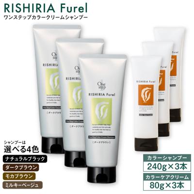 ふるさと納税 糸島市 【色が選べる!6本セット】カラークリームシャンプー+カラーケアクリーム  [AZA263]