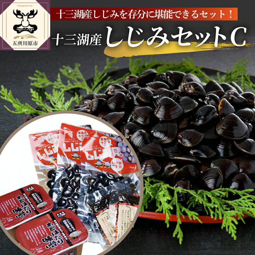 【ふるさと納税】 道の駅十三湖高原 十三湖産しじみセットC 【 魚介類 魚貝類 貝 国産 青森 シジミ しじみ 佃煮 加工品 青森県 五所川原市】