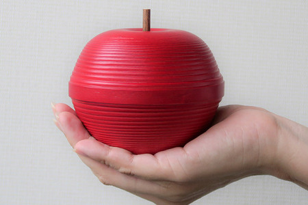 BUNACO　IB-A2445　りんごの小物入れ　petite RINGO〈プティ リンゴ〉