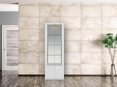 ミュージアム 幅60cm コレクションボード コレクション棚 ガラス棚 高級 大川家具 壁面収納 LEDライト  【開梱設置】