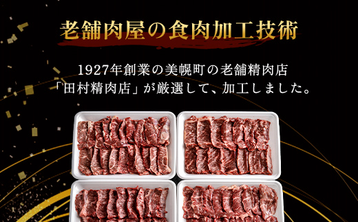 【田村精肉店】牛サガリ（焼肉用）300ｇ×4Ｐ／Ｃ 【配送不可地域：離島】 BHRJ019