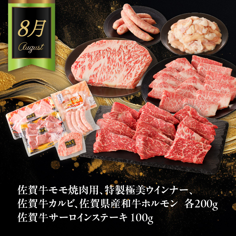 佐賀牛　焼肉・ＢＢＱ定期便