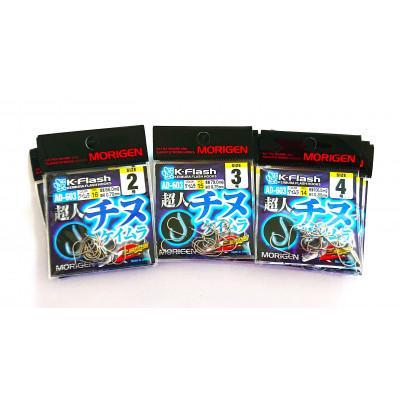 ふるさと納税 加東市 もりげん(MORIGEN)　釣針　超人チヌ　ケイムラ　9枚セット(2号・3号・4号/各3枚)