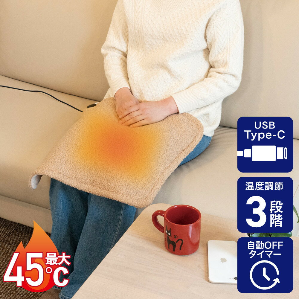 【ふるさと納税】ホットマット　ベージュ　UHM-KDR01BE | ホットマット 電気 マット 電気毛布 敷きパッド 暖房器具 冬用 寒さ対策 ヒーター あったかグッズ 家電 寝具 電気カーペット