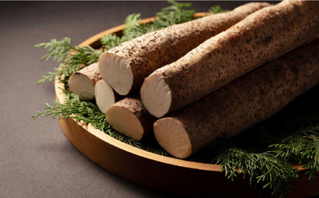 【選び抜いた「粘り」と「香り」】 自然薯 「九千部朱薯」600g~650g（2本）＜株式会社九千部＞那珂川市  13000 13000円 [GAZ001]