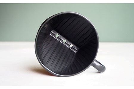 【波佐見焼】mignon ハート ドリッパー・マグ セット 紫 食器 皿 【紫明窯・作家はな】【陶藤】 [BE32]  波佐見焼