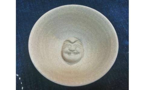 石見神楽の鬼面さかずき 瓦 瓦うつわ 盃 能面 石見神楽 伝統芸能 日本遺産 お祝い 贈り物 ギフト インテリア 陶器 【1326】