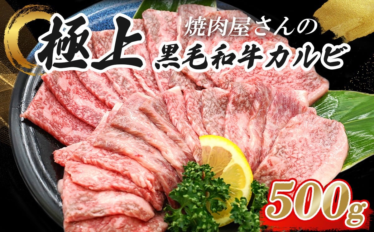 
            焼肉屋さんの極上黒毛和牛カルビ 特製醤油だれ漬け 500g | 牛肉 牛 カルビ 黒毛和牛 和牛 焼肉 BBQ 人気 パック 真空 真空パック 冷凍 静岡県 小山町
          
