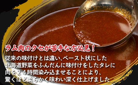 【お試し用】北海道野菜ふんだん使用！野菜ダレに漬け込んだ『漁火成吉思汗』500g ふるさと納税 人気 おすすめ ランキング 羊 ラム 肉 ジンギスカン おいしい 北海道 平取町 送料無料 BRTI01