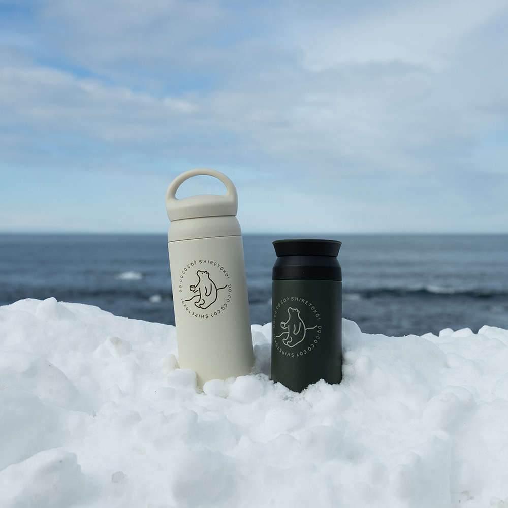 知床トコさんトラベルタンブラー ブラック 350ml×1本 | トコさん タンブラー 持ち運び 北海道 斜里町