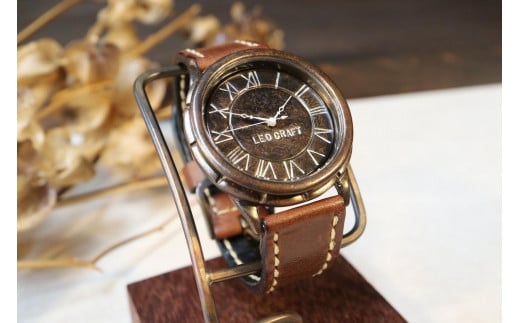
ハンドメイド腕時計（クオーツ式）AB-GW351
