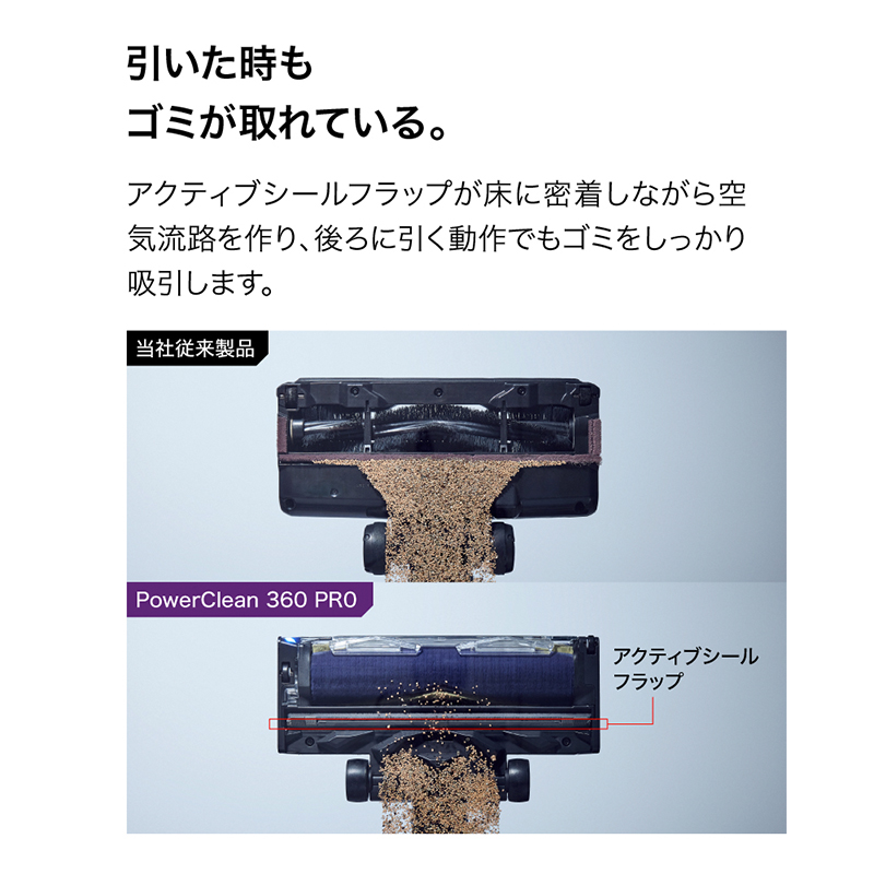 Shark PowerClean 360 PRO コードレススティッククリーナー ミッドナイトブラック IW5271JBK【289004-1】
