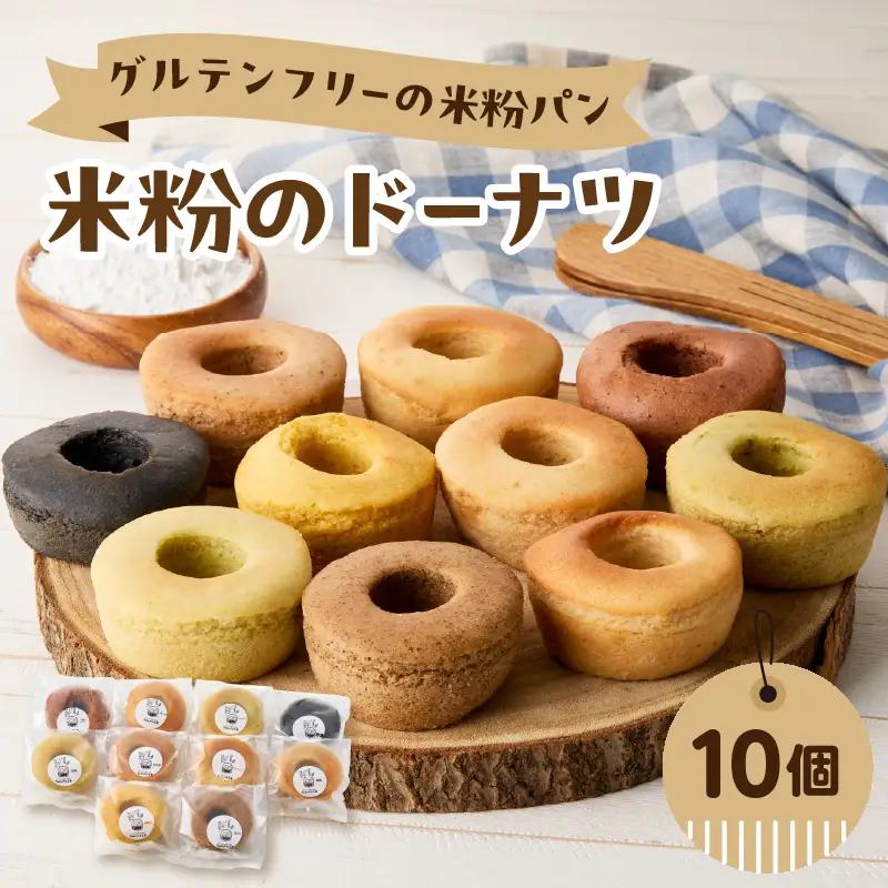 グルテンフリーの米粉パン 米粉のドーナツ 10個セット B06009