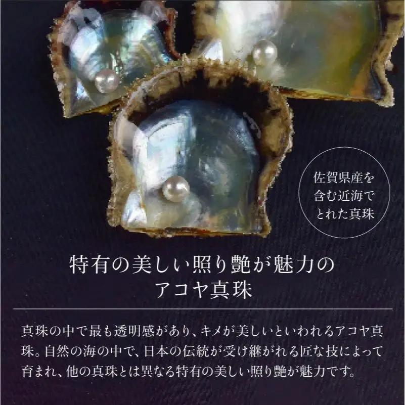 【真珠】【艶々マーメイドブルーのアコヤ真珠】シルバーブルーグレー系アコヤ真珠ネックレス・イヤリング（ピアス）・お念珠の3点セット V-119