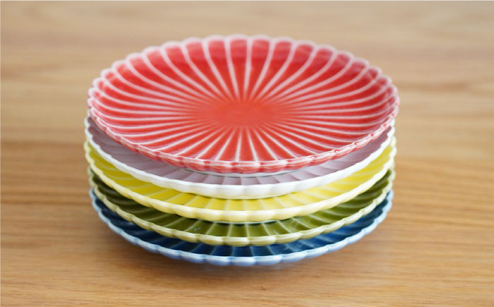 【波佐見焼】花しのぎ 新和皿揃 小皿 5枚【団陶器】 [PB61]