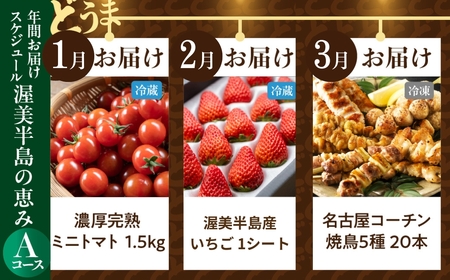 【定期便】どうまい定期便 12回 農産物コース