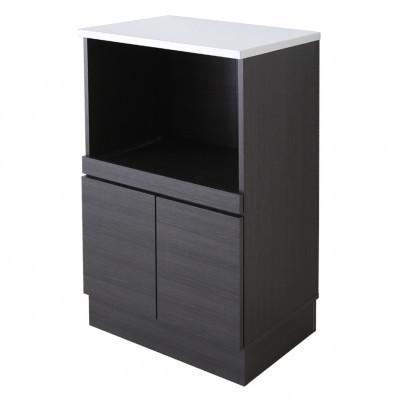 ふるさと納税 磐田市 国産レンジ台(ブラック)　MCW-590K
