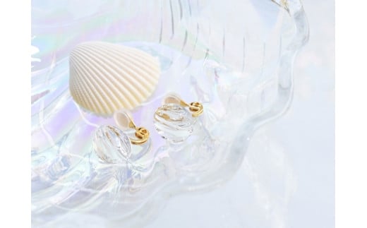 iriser（イリゼ）オフショア イヤリング | ガラス アクセサリー 手作り レディース シンプル かわいい オシャレ プレゼント ギフト 贈り物 母の日