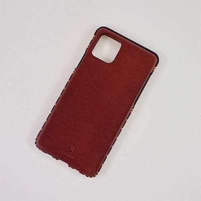 ふるさと納税 七尾市 【iPhone13用】本革ケース/マホガニー/ハンドメイド |  | 01