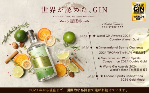 北海道ニセコ町産　ohoro GIN (スタンダード)