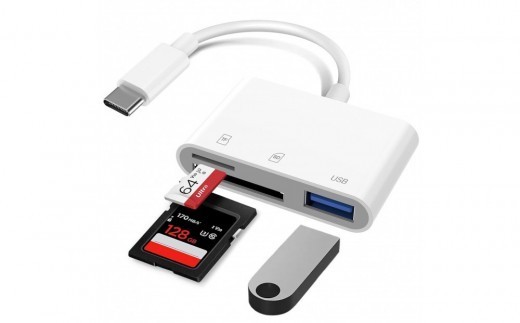 
                  Hanx-Tech USB-C SDカードリーダー HT-CS55WY
                