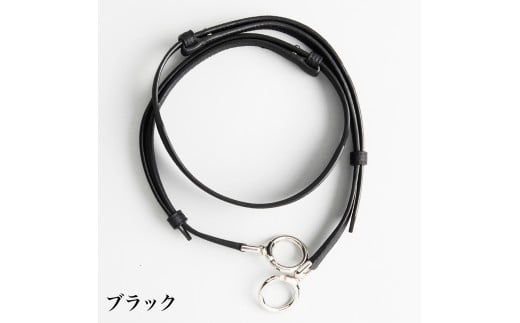 ショルダーベルト『レイロウシリーズハンドバッグ 1292-GMS／1293-GMS専用』ブラック【1291-GMS】｜革製品 レザー 国産 [1016]