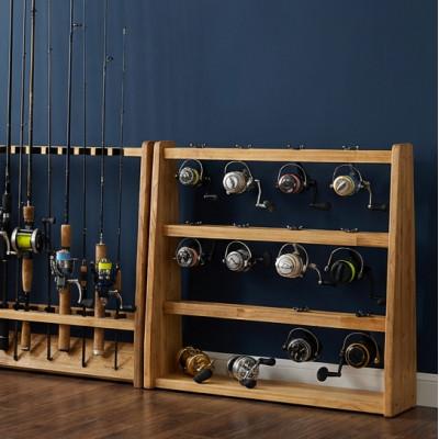 ふるさと納税 横手市 WOOD WORKS リールスタンドBタイプ/Lサイズ【本体カラー:ライトブラウン】 |  | 01