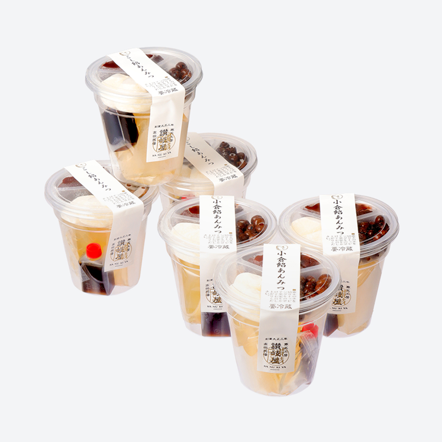 ＜寒天工房　讃岐屋＞あんみつセット　６客セット